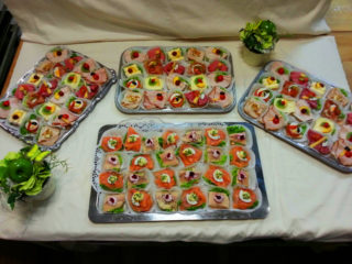 Canapes Häppchen Catering